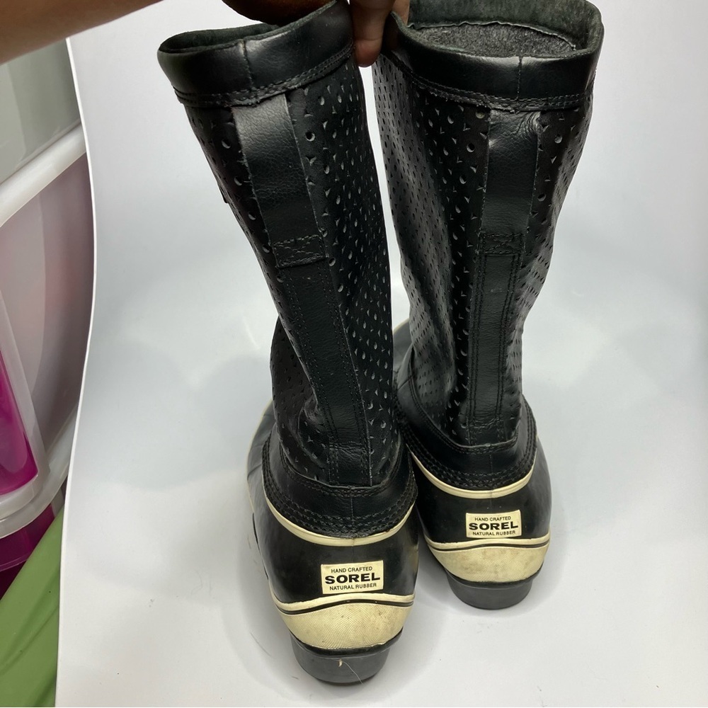 Sorel Sorelli tall insulated rain boots black size 12β - Picture 5 of 10